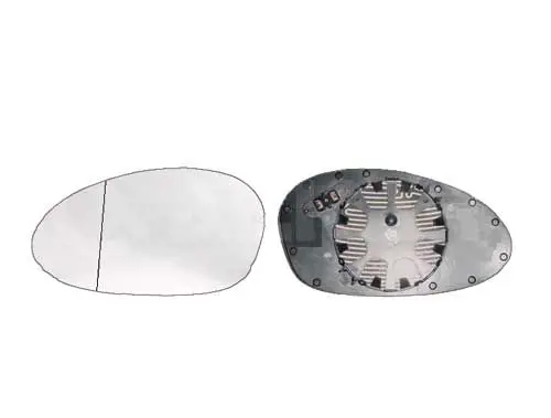 BLIC 6102-02-1291521P Miroir Rétroviseur Convexe Gauche - Compatible Nissan Terrano II & Ford Maverick